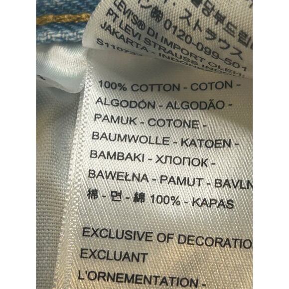 Women's Levi's 501 premium jean 2 1/2 " inseam button fly shorts size 25 - Picture 5 of 5